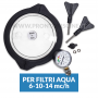 Kit Coperchio Trasparente per filtri a sabbia Aqua da 6-10-14 mc/h