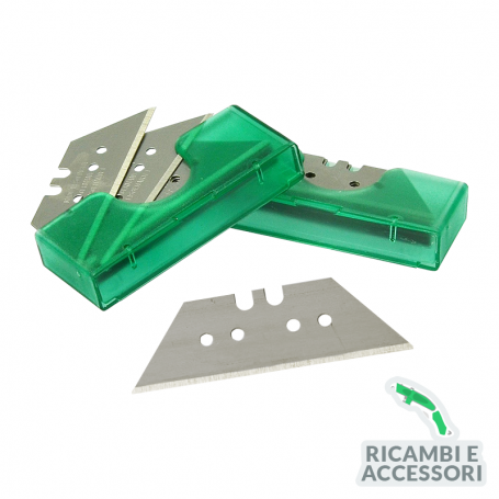 EDMA - Taglierino per Cartongesso con Lama Retrattile a Scatto da 25 mm - Blocco di Sicurezza - Cutter Professionale - 3 Lame di Ricambio Incluse -160655 - Per Uso Professionale e Fai da Te