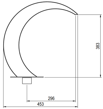 Cascata classic piscina 350