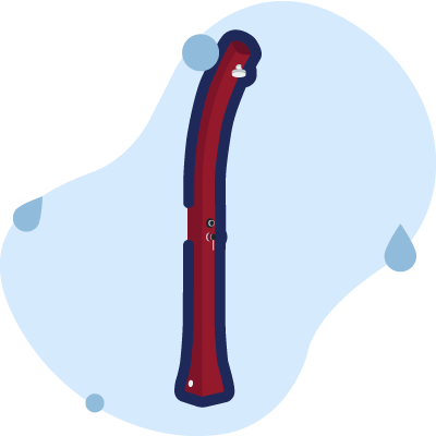 doccia happy beach f560 rosso ciliegia