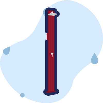 doccia spring s a200 rosso ciliegia