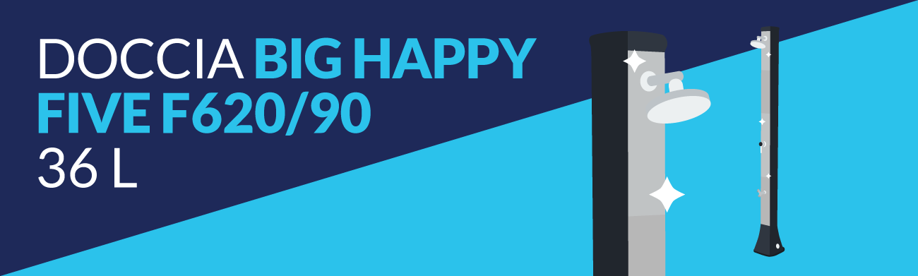doccia big happy five f620/90 doccia big happy five f620/90