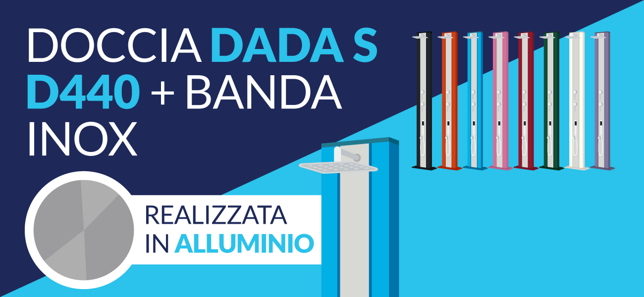 doccia dada s d440 con banda inox doccia dada s d440 con banda inox
