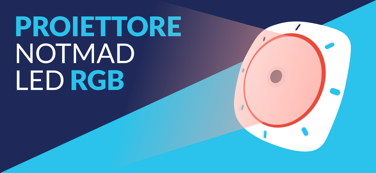 proiettore no(t)mad led rgb multicolore proiettore no(t)mad led rgb multicolore